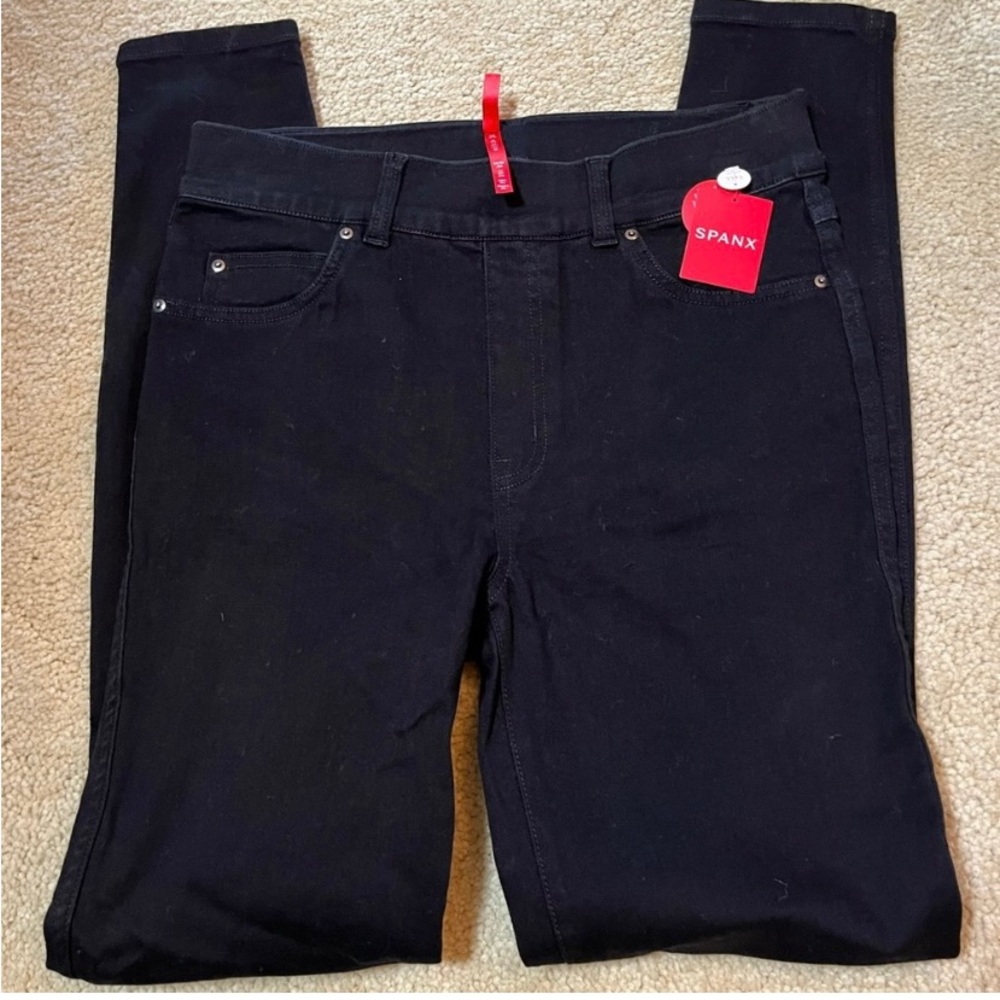 Spanx black skinny jeans